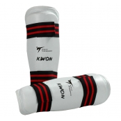 Chránič holeně na Taekwondo KWON Evolution WT bílý