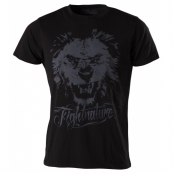 Tričko FIGHTNATURE Lion černé